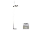 Leuchten Direkt lights RITUS floor lamp LED silver, 2-light sources