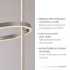 Leuchten Direkt lights RITUS floor lamp LED silver, 2-light sources