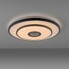 Leuchten Direkt lights TURANUS ceiling light LED black, 1-light source
