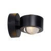 Leuchten Direkt lights AKKU-CHIA wall light LED black, 2-light sources, Remote control