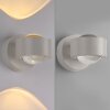 Leuchten Direkt lights AKKU-CHIA wall light LED sand-coloured, 2-light sources, Remote control