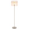 Globo lighting Gorley floor lamp sand-coloured, 1-light source