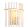 Globo lighting Gorley wall light sand-coloured, 1-light source