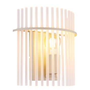 Globo lighting Gorley wall light sand-coloured, 1-light source