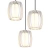 Globo lighting Maribel hanging light chrome, 3-light sources