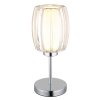 Globo lighting Maribel table lamp chrome, 1-light source