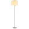 Globo lighting Deleon floor lamp chrome, yellow, sand-coloured, 1-light source