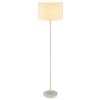 Globo lighting Deleon floor lamp chrome, yellow, sand-coloured, 1-light source