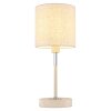 Globo lighting Deleon table lamp chrome, yellow, sand-coloured, 1-light source