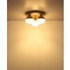 Globo lighting Ragusa ceiling light chrome, white, 3-light sources