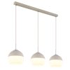 Globo lighting Ragusa hanging light chrome, white, 3-light sources