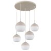 Globo lighting Ragusa hanging light chrome, white, 5-light sources
