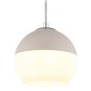 Globo lighting Ragusa hanging light chrome, white, 1-light source