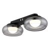 Globo lighting Carlene ceiling light LED black, 1-light source