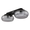 Globo lighting Carlene ceiling light LED black, 1-light source