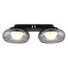 Globo lighting Carlene ceiling light LED black, 1-light source