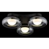 Globo lighting Carlene ceiling light LED black, 1-light source