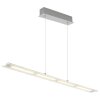 Globo lighting Novak hanging light LED matt nickel, 1-light source