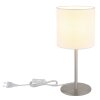 Globo lighting Benson table lamp matt nickel, 1-light source