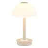Globo lighting Uldin table lamp LED sand-coloured, white, 1-light source