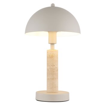 Globo lighting Janie table lamp yellow, sand-coloured, 1-light source