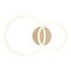 Globo lighting Zara ceiling light LED sand-coloured, white, 1-light source