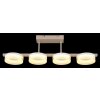 Globo lighting Zara ceiling light LED sand-coloured, white, 1-light source