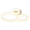 Globo lighting Zara ceiling light LED sand-coloured, white, 1-light source