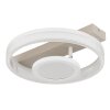 Globo lighting Zara ceiling light LED sand-coloured, white, 1-light source