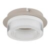 Globo lighting Zara ceiling light LED sand-coloured, white, 1-light source