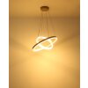 Globo lighting Zara hanging light LED sand-coloured, 1-light source