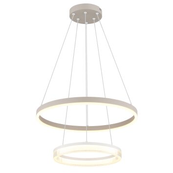 Globo lighting Zara hanging light LED sand-coloured, 1-light source