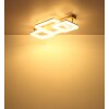 Globo lighting Zara ceiling light LED sand-coloured, white, 1-light source