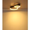 Globo lighting Syrakus ceiling light LED brown, 1-light source