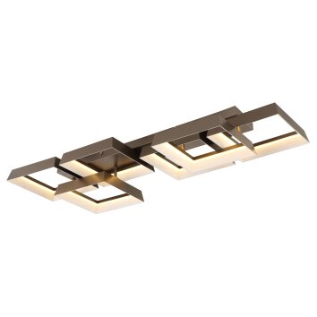 Globo lighting Syrakus ceiling light LED brown, 1-light source