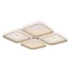 Globo lighting Mosaiko ceiling light LED sand-coloured, white, 1-light source, Remote control