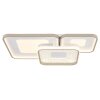 Globo lighting Mosaiko ceiling light LED sand-coloured, white, 1-light source, Remote control