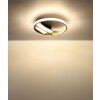 Globo lighting Constance ceiling light LED chrome, black, 1-light source
