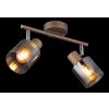 Globo lighting Walton ceiling light brown, chrome, 2-light sources