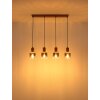 Globo lighting Walton hanging light brown, 4-light sources