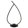Globo lighting Trina table lamp LED black, 1-light source