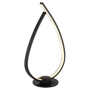 Globo lighting Trina table lamp LED black, 1-light source