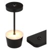 Globo lighting Dawson table lamp LED black, 1-light source, Remote control, Colour changer
