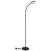 Globo lighting Kalderon floor lamp LED black, 1-light source