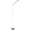 Globo lighting Silvio floor lamp LED matt nickel, 1-light source