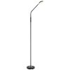 Globo lighting Silvio floor lamp LED black, 1-light source
