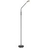 Globo lighting Silvio floor lamp LED black, 1-light source