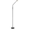 Globo lighting Silvio floor lamp LED black, 1-light source