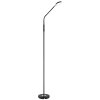 Globo lighting Silvio floor lamp LED black, 1-light source