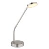 Globo lighting Silvio table lamp LED matt nickel, 1-light source